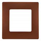 Рамка 1-постовая Legrand Etika какао 672571