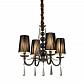 Подвесная люстра Lumina Deco Fabione LDP 1200-4 BK - фото №1