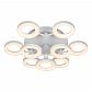 Потолочная светодиодная люстра iLedex Jomo FS-014-X9 108W WH - фото №4