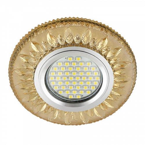 Встраиваемый светильник Fametto Luciole DLS-L141 Gu5.3 Glassy/Gold