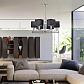 Подвесная люстра Lumien Hall Alessandriya LH1057/6P-NK-BK - фото №4