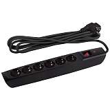 Сетевой фильтр ЭРА 6гн 2м с/з SFX-6es-2m-B Б0044024