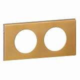 Рамка 2-постовая Legrand Celiane золото 069132