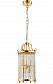 Подвесная люстра Crystal Lux Tadeo SP4 D200 Gold/Transparente - фото №1