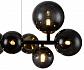 Подвесная люстра Indigo Molecola 11018/10P Black V000196 - фото №3