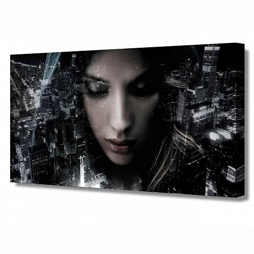 Холст Toplight Коллаж 100х150х3см TL-H3016