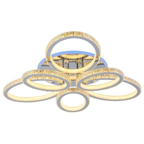 Потолочная светодиодная люстра Profit Light 8033/3+3 CHR