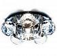 Встраиваемый светильник Ambrella light Glass D1055 BK/CL - фото №1