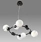 Подвесная люстра Crystal Lux Salvadore SP6H Black Chromium - фото №2