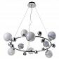 Подвесная люстра Crystal Lux Salvadore SP9H Chrome - фото №1