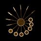 Потолочная светодиодная люстра Loft IT Megan 10164L Gold - фото №2
