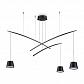 Подвесная люстра Ideal Lux Fish SP3 Nero 196978 - фото №1