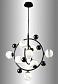 Подвесная люстра Crystal Lux Salvadore SP8V Black Chromium - фото №2
