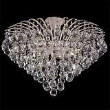 Люстра Eurosvet 3299/9 белый с золотом/прозрачный хрусталь Strotskis