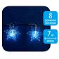 Светодиодная гирлянда Uniel сакура 220V белый ULD-S0700-050/DTA White IP20 SNOWFLAKES-1 07930 - фото №2