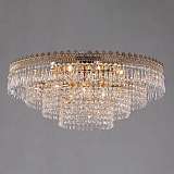 Люстра Eurosvet 10078/10 золото/прозрачный хрусталь Strotskis