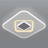 Потолочный светодиодный светильник Eurosvet Just 90218/1 белый/ серый