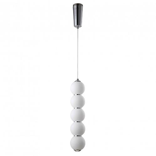 Подвесной светодиодный светильник Crystal Lux Desi SP5 Chrome/White