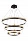 Подвесная люстра Crystal Lux FERNANDO SP158W LED D400+600+800 BLACK/GOLD - фото №3