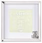 Фоторамка Innova PM01460 Ф/рамка 10*10cm Baby Deep Silver Plated, серебро, металл (6/12/360) Б0046331 - фото №1