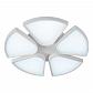 Потолочная светодиодная люстра iLedex Bling FS-022-X5 120W WH - фото №3