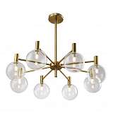 Подвесная люстра Crystal Lux Andres SP8 Bronze/Transparente