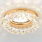 Встраиваемый светильник Ambrella light Crystal K206 CL/G - фото №2
