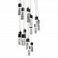 Подвесная светодиодная люстра Kink Light Аква 08510-15А,02(4000K) - фото №1