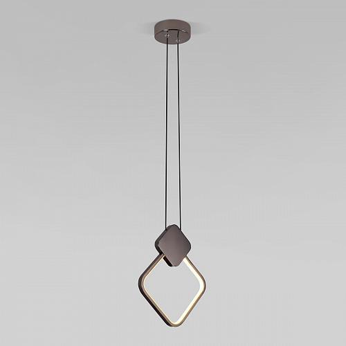Подвесной светодиодный светильник Eurosvet Style 50216/1 LED черный жемчуг