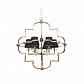 Подвесная люстра Lumina Deco Baltimore LDP 8020-6 GD+BK - фото №3