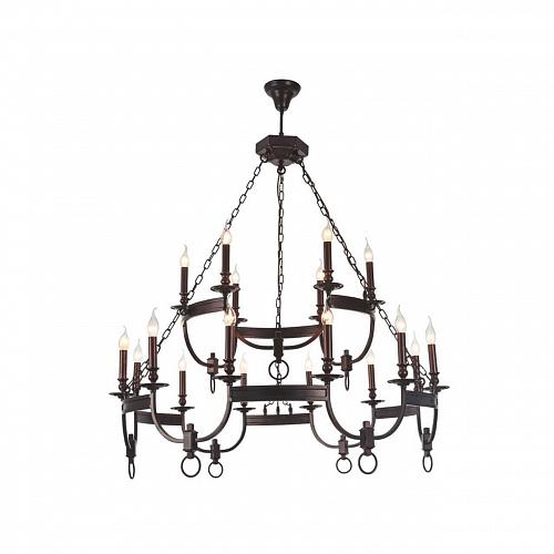 Подвесная люстра Crystal Lux Suerte Brown SP12+6