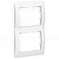 Рамка 2-постовая Legrand Galea Life белая 771006 - фото №1