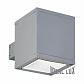 Уличный настенный светильник Ideal Lux Snif Ap1 Square Grigio 118666 - фото №1