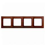 Рамка 4-постовая Legrand Valena тонированное дерево 770314