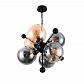 Подвесная люстра Lumina Deco Afrodis LDP 1138-6 AMB+GY - фото №6