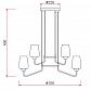 Подвесная люстра Rivoli Gera 4065-209 Б0047325 - фото №2