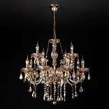 Люстра Eurosvet 3543/8+4 золото/тонированный хрусталь Strotskis