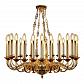 Подвесная люстра iLamp Louvre MD8551-30 GD - фото №1