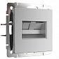 Розетка двойная Ethernet RJ-45 Werkel серебряный W1181106 4690389156489 - фото №1