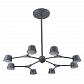 Подвесная люстра Crystal Lux MADRID SP8 GRAY - фото №1