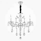 Люстра Eurosvet 10064/3 белый с серебром Strotskis