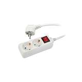 Удлинитель Uniel 2гн х 3м с/з Standard S-GCD2-3B 02915