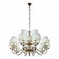 Подвесная люстра iLamp Dolce Vita P2345-10+5 Nic - фото №4