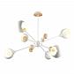 Подвесная люстра IMEX MD.4902-6-S WH+WOOD - фото №1