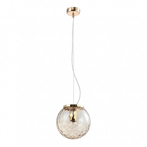 Подвесной светильник Crystal Lux Mayo SP1 D200 Gold/Amber