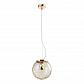 Подвесной светильник Crystal Lux Mayo SP1 D200 Gold/Amber - фото №1