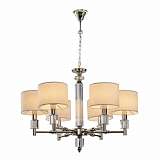 Подвесная люстра Lumien Hall Малье LH1053/6H-NK-WT