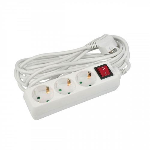 Удлинитель (UL-00002853) Uniel 3гн х 7м с/з General Purpose S-GCP3-7B