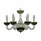 Подвесная люстра Bohemia Ivele 1308/6/165 G Cl/Clear-Green/H-1K - фото №1
