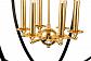 Подвесная люстра iLamp Element 9977-800 GoldBlack - фото №4
